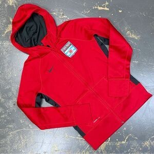 Nike Chicago Red Stars Full Zip Hooded Sweater Small 621952-656 Mallory Pugh